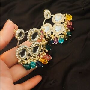 Elegant Multicolor Dangle Earrings